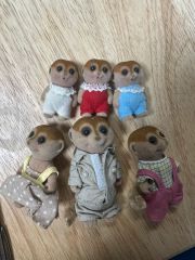 シルバニア 海外版 ミーアキャット 赤ちゃん ファミリー オープン 
