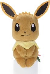 [신품] 포켓몬 조금 씨 이브이 봉제 인형 높이 약 12cm 사가