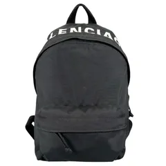 BALENCIAGA バレンシアガ ウィール リュック・デイパック ウール/ナイロン ブラック【中古】 ユニセックスのサムネイル