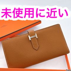 エルメス✨ベアン✨スフレ✨ピンク✨二つ折り長財布 123 - メルカリ