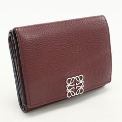 Y*i様 LOEWE アナグラム トライフォールド 三つ折り財布 mム661 - メルカリ