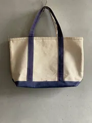 L.L.Bean BOAT AND TOTE(?)タグなし トートバッグ USA製(ブルー)のサムネイル