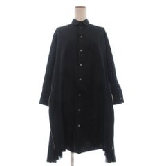 Sacai サカイ SCW-114 サイドジッププリーツシャツワンピース - メルカリ