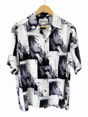 ワコマリア WACKO MARIA BOB MARLEY HAWAIIAN SHIRT S/S ボブ マーリー ハワイアン 半袖シャツ M グレー ブランド古着ベクトル 中古260615のサムネイル