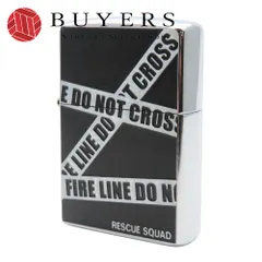 【中古】美品 ジッポ ライター レスキュースクアッド メタル シルバー ブラック 小物 喫煙具 メンズ 男性 ZIPPO アウトレット