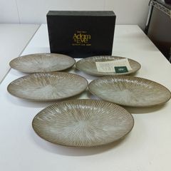 未使用　アダムアンドイブ　パスタ　プレート　5客セット　たち吉 未使用品】たち吉 Adam＆Eve アダム＆イブシリーズ バーム パスタ
