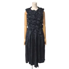 ■未使用品■2026SS■COMME des GARCONS COMME des GARCONS コムデギャルソン コムデギャルソン コムコム ワンピース サイズXS シャーリングギャザー サテン ドレス 20260615/RA9760のサムネイル