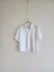 HOUSE OF LOTUS コットンブラウス イエロー M くるみボタン - メルカリ