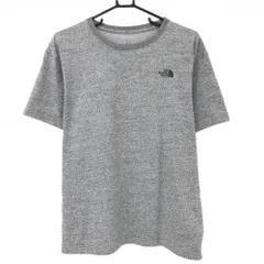 ザノースフェイス Tシャツ 杢グレー×黒 後ろビッグロゴ メンズ XL ゴルフウェア THE NORTH FACEのサムネイル