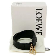 極美品 完売品 LOEWE インターレース バッグ ストラップ レザー 