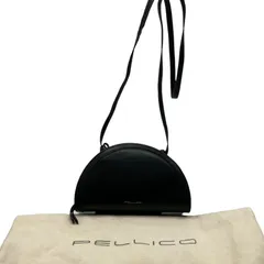 【ry/6.13/5】PELLICO ペリーコ ミニルネッタショルダーバッグ レザー ブラックのサムネイル
