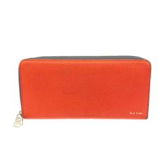 未使用品 Paul Smith 長財布 ラウンドジップ オレンジ - メルカリ