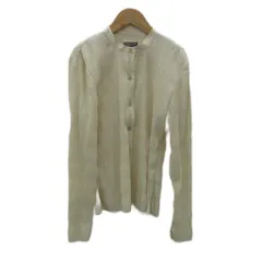 ラグ&ボーン RAG&BONE シャツ ブラウス S アイボリー クリンクル加工 バンドカラー 長袖 /YS2 ■GY99のサムネイル