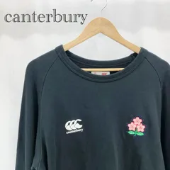 CANTERBURY カンタベリー ラグビー 日本代表 スウェット RA43776 トレーナー 刺繍 XL ブラック  メンズ ファッション _234のサムネイル
