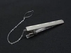 ■美品■ SUNEAGLE サンイーグル SV900 ネクタイピン タイクリップ アクセサリー ビジネス 紳士 メンズ シルバー系 DN6643のサムネイル