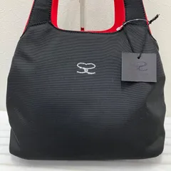 4579　SAVOY　サボイ　トートバッグ　ハンドバッグ　ブラック　黒　レディース　レッド　タグ付き　ラインストーンのサムネイル