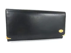 dunhill ダンヒル オックスフォード レザー 二つ折り 長財布 ウォレット 札入れ 小銭入れ メンズ ブラック系 DN6413