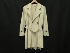 miss chloe ミスクロエ コットン100％ トレンチコート アウター 上着 表記サイズ 40 洋服 レディース アイボリー系 DN6495のサムネイル