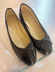 良品】CHANELシャネル ハラコ フラットシューズ ❤︎ - メルカリ