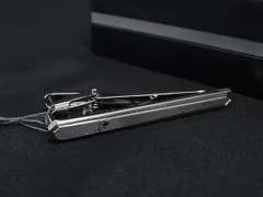 ■美品■ KENZO ケンゾー ネクタイピン タイクリップ アクセサリー ビジネス 紳士 メンズ シルバー系 DN6427のサムネイル