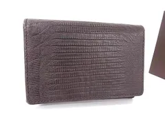 ■美品■ Paul Smith ポールスミス リザード型押しレザー カードケース カード入れ 名刺入れ ビジネス 紳士 メンズ ブラウン系 DN6103のサムネイル