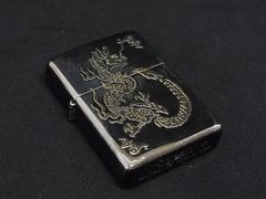 Zippo ライター 本体 立体装飾 トライバルデザイン - メルカリ