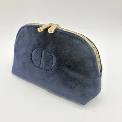 DIOR ディオール コスメポーチ ノベルティ ネイビー CDロゴ メイクポーチ 化粧ポーチ 小物入れ