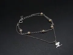 courreges クレージュ パール ブレスレット アクセサリー レディース シルバー系 DN4060のサムネイル