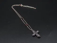 ■美品■ GUESS ゲス クロス ネックレス ペンダント アクセサリー レディース シルバー系 DN4068のサムネイル
