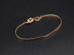 GIVENCHY ブレスレット ゴールド ヴィンテージ ロゴ刻印 美品 - メルカリ