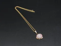 WEDGWOOD ウェッジウッド ジャスパー カメオ ネックレス ペンダント アクセサリー レディース ゴールド系×ピンク系 DN3930のサムネイル