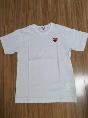PLAY COMME des GARCONS Tシャツ ホワイト XS - メルカリ