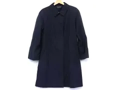 Aquascutum アクアスキュータム コットン100％ コート 上着 アウター 洋服 メンズ ネイビー系 DN4789のサムネイル