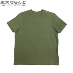 リックオウエンス Rick Owens クルーネック Tシャツ RU01C4265 カーキオリーブ コットン 半袖 無地 S トップス ユニセックス 101829606のサムネイル