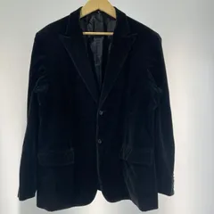 【中古】JIL SANDER ベロア テーラードジャケット サイズ52 ブラック ジルサンダー ※状態考慮[19]のサムネイル