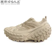 バレンシアガ BALENCIAGA バウンサー ベージュ ナイロン メッシュ ラバー ディフェンダー チャンキーソール 43 スニーカー メンズ 101827752のサムネイル