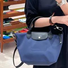 LONGCHAMP ロンシャン ル プリアージュ エナジートップハンドルバッグ 2WAY ショルダーバッグ ハンドバッグ XS-S-M ネイビーのサムネイル