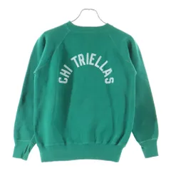 VINTAGE (ヴィンテージ) 60S CHI TRIELLAS FLOCKY SWEAT フロッキー 脇ガゼット グリーン