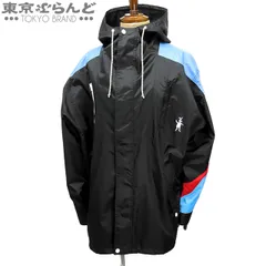 101818717 マルニ MARNI ナイロンジャケット ブラックxブルー ナイロン Dance Bunny Hooded Parka 46 ナイロンジャケット メンズのサムネイル