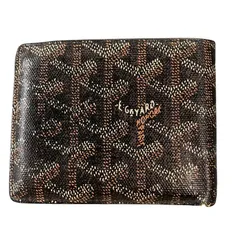 ♪4456 GOYARD ゴヤール ヴィクトワール 二つ折り財布 コンパクトウォレット 中古のサムネイル