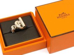 超希少】HERMES ダブル エトリエ ピンブローチ 鐙Ag925 - メルカリ