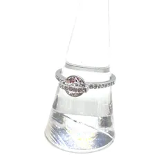 美品★ SWAROVSKI スワロフスキー リング クリスタル パヴェ シルバー 55 13号のサムネイル