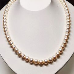 ジュエリーツツミ アコヤ真珠 本真珠 パールネックレス パール7mm−7.5 