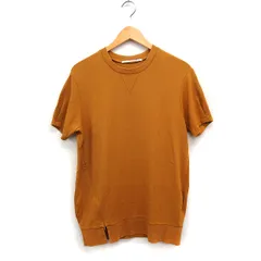アンダーバーロウ UNDER BAR RAW． 半袖 Tシャツ カットソー 丸首 裾ジップ F オレンジ /FT48のサムネイル