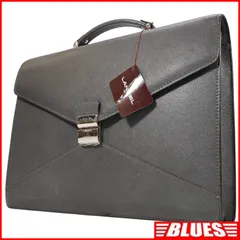 LANCEL ランセル ビジネスバッグ フランス製 グレー A4 通勤 ダイヤルロック 本革 ブリーフケース レザー メンズ レディース ブリーフケース一覧←SEULB屋着古← SJ1087のサムネイル