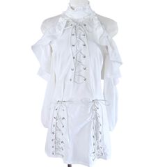 tricot COMME des GARCONS 変形ギャザーシャツ ブラウス Mサイズ
