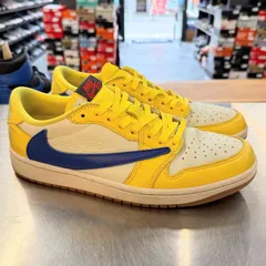 【W US10.5】 AIR JORDAN 1 LOW OG SP TRAVIS SCOTT DZ4137-700 【中古】 箱有のサムネイル
