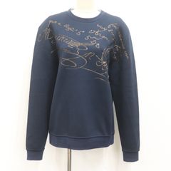 美品✨Berluti クラシック スクリット カリグラフィ ニット 総柄 紺 