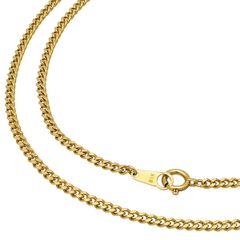 送料無料・返品可♪K18YG 6面ダブル 喜平ブレスレット 18.5cm 19.8g A 