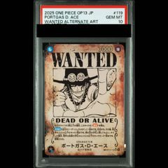 PSA10 ポートガス・D・エース OP07-119 パラレル ワンピースカード